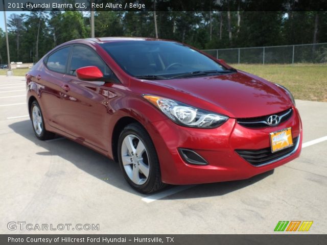 2011 Hyundai Elantra GLS in Red Allure