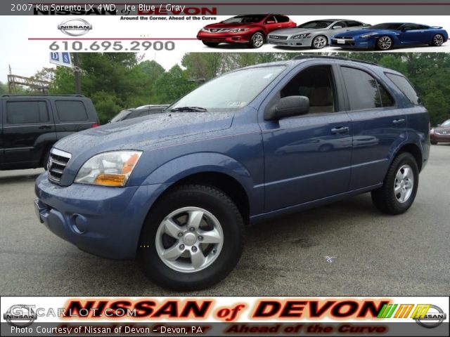 2007 Kia Sorento LX 4WD in Ice Blue