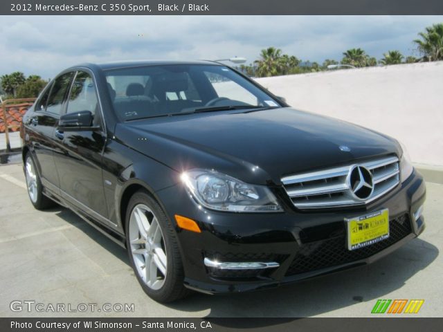 2012 Mercedes-Benz C 350 Sport in Black