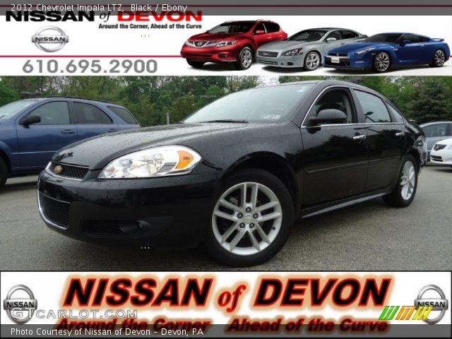 2012 Chevrolet Impala LTZ in Black