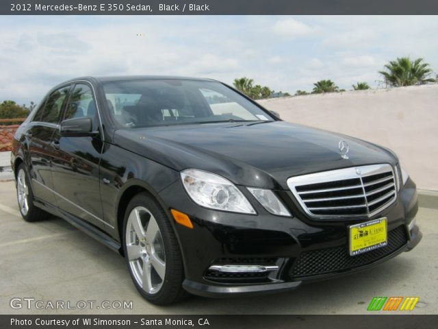 2012 Mercedes-Benz E 350 Sedan in Black