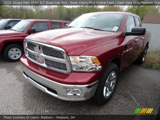 2012 Dodge Ram 1500 SLT Quad Cab 4x4 in Deep Cherry Red Crystal Pearl