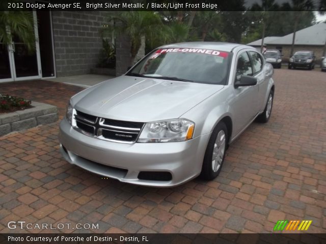 2012 Dodge Avenger SE in Bright Silver Metallic