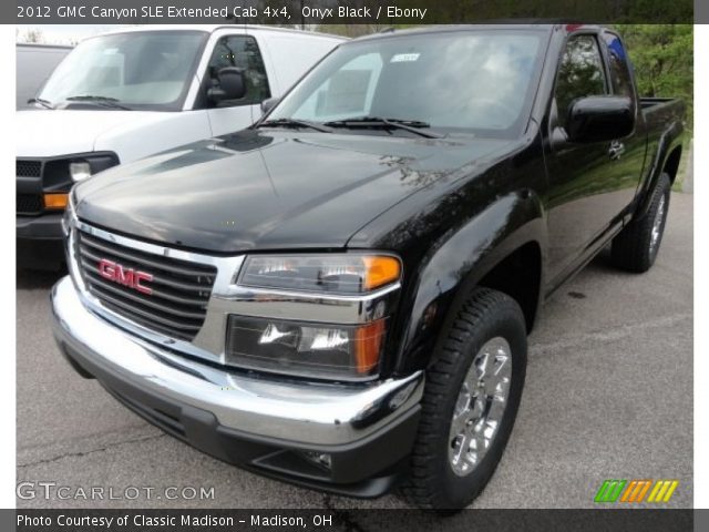 2012 GMC Canyon SLE Extended Cab 4x4 in Onyx Black