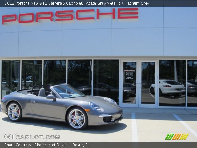 2012 Porsche New 911 Carrera S Cabriolet in Agate Grey Metallic