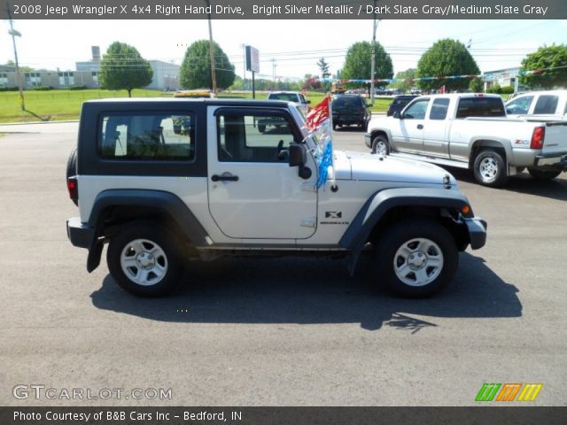2008 Jeep Wrangler X 4x4 Right Hand Drive in Bright Silver Metallic