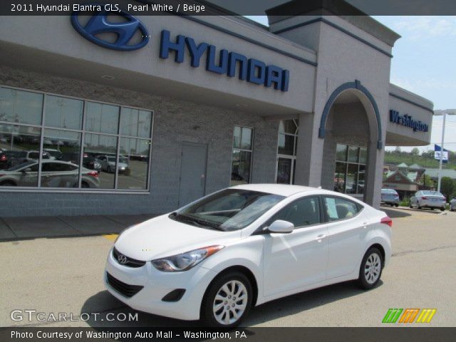 2011 Hyundai Elantra GLS in Pearl White
