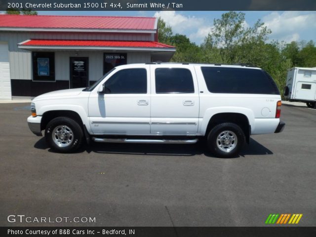 2001 Chevrolet Suburban 1500 LT 4x4 in Summit White