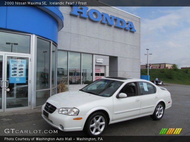 2000 Nissan Maxima SE in Icelandic Pearl