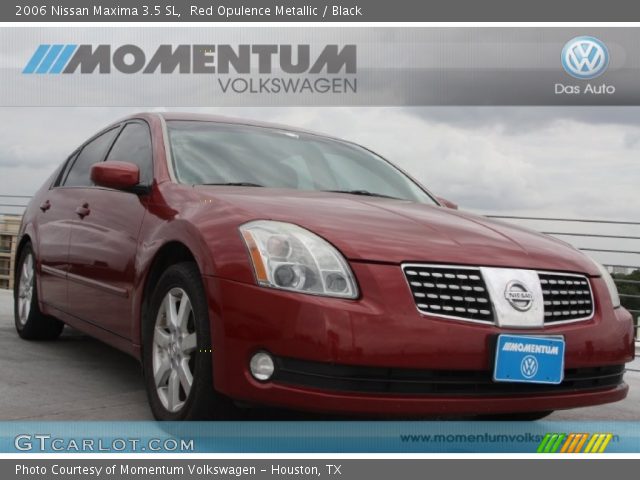 2006 Nissan Maxima 3.5 SL in Red Opulence Metallic