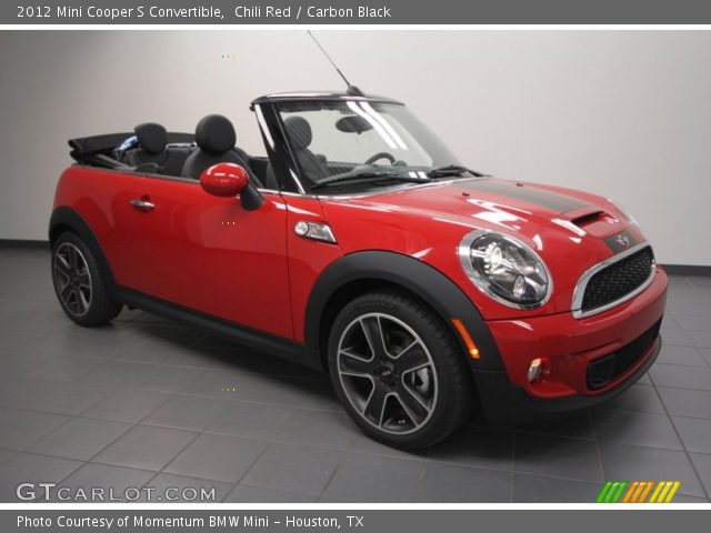 2012 Mini Cooper S Convertible in Chili Red