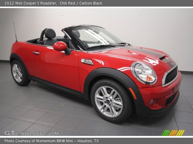 2012 Mini Cooper S Roadster in Chili Red