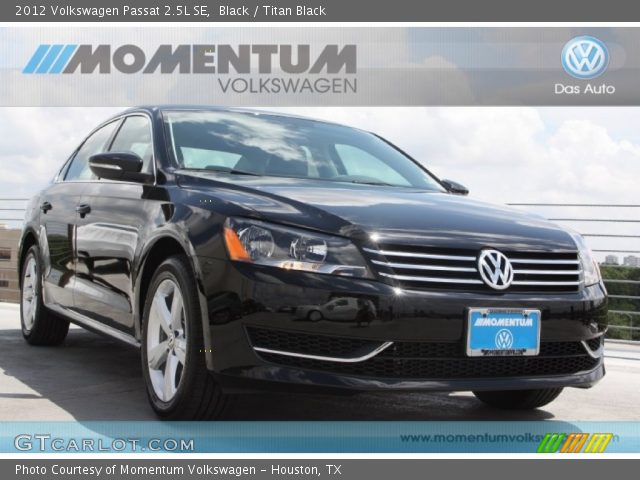 2012 Volkswagen Passat 2.5L SE in Black