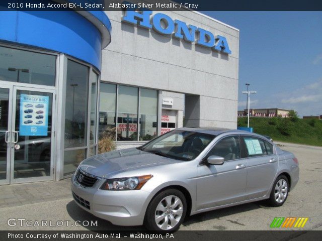 2010 Honda Accord EX-L Sedan in Alabaster Silver Metallic