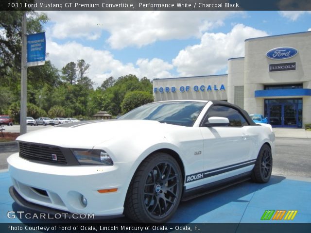 2011 Ford Mustang GT Premium Convertible in Performance White