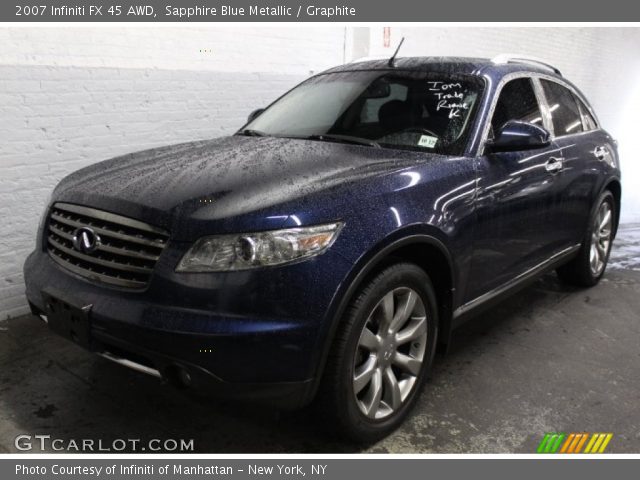 2007 Infiniti FX 45 AWD in Sapphire Blue Metallic