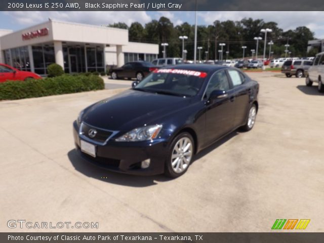 2009 Lexus IS 250 AWD in Black Sapphire Pearl