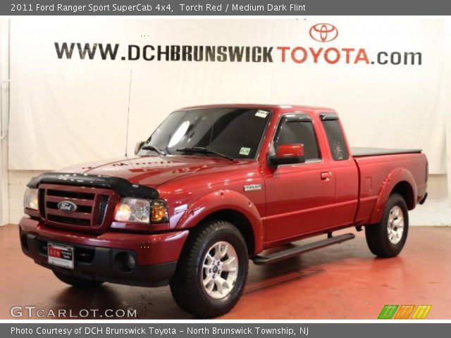 2011 Ford Ranger Sport SuperCab 4x4 in Torch Red