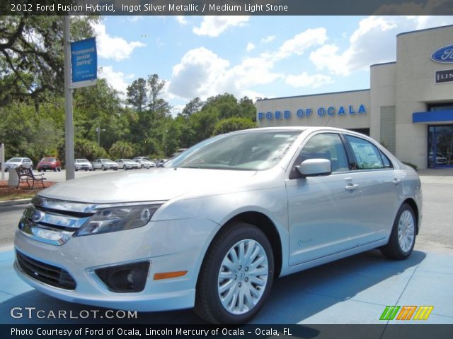 2012 Ford Fusion Hybrid in Ingot Silver Metallic