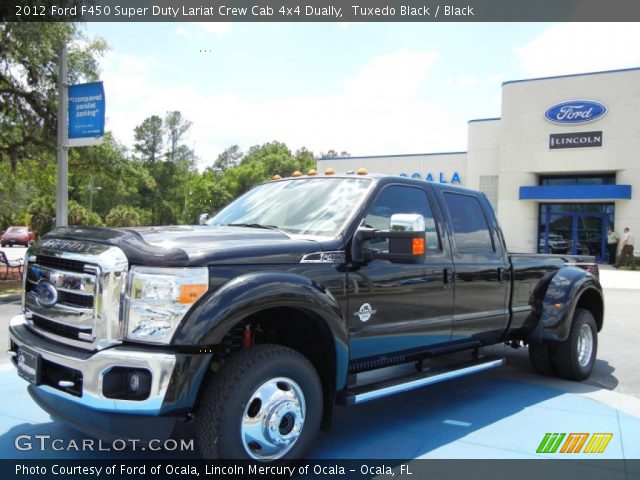 2012 Ford F450 Super Duty Lariat Crew Cab 4x4 Dually in Tuxedo Black