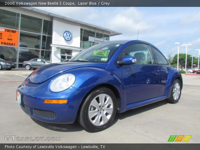 2008 Volkswagen New Beetle S Coupe in Laser Blue