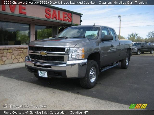 2009 Chevrolet Silverado 2500HD Work Truck Extended Cab 4x4 in Graystone Metallic