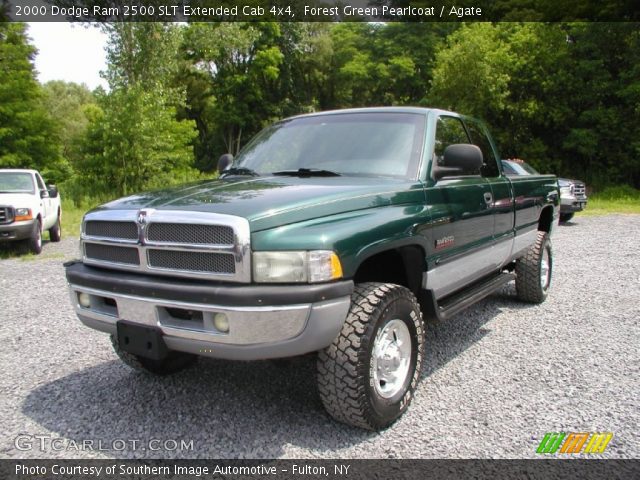 2000 Dodge Ram 2500 SLT Extended Cab 4x4 in Forest Green Pearlcoat