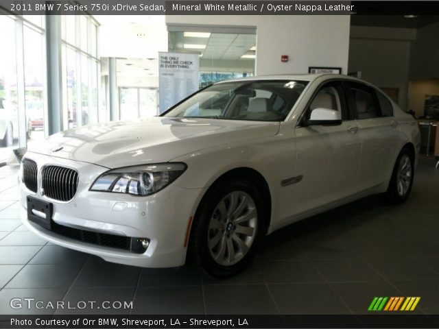 2011 BMW 7 Series 750i xDrive Sedan in Mineral White Metallic