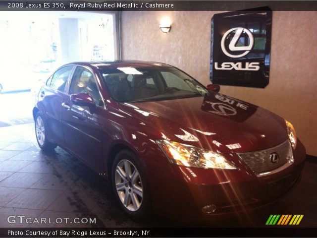 2008 Lexus ES 350 in Royal Ruby Red Metallic