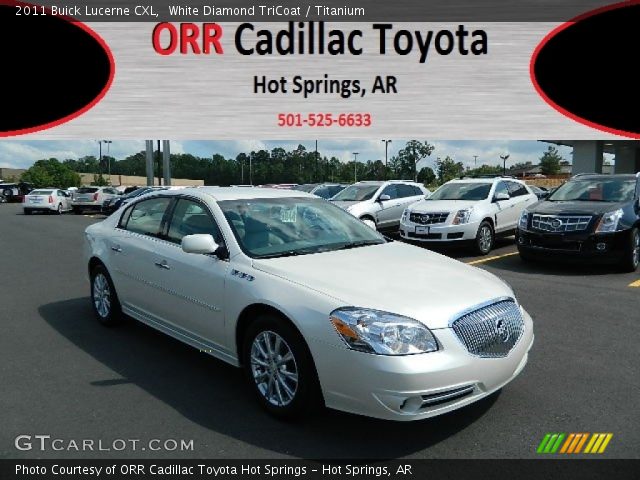 2011 Buick Lucerne CXL in White Diamond TriCoat