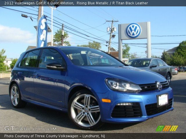 2012 Volkswagen Golf R 4 Door 4Motion in Rising Blue Metallic