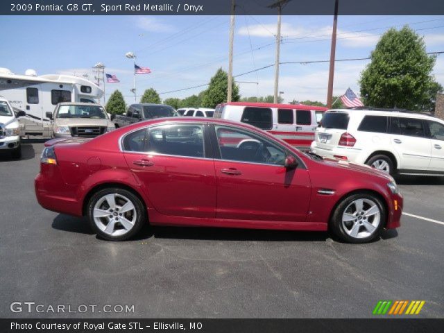 2009 Pontiac G8 GT in Sport Red Metallic