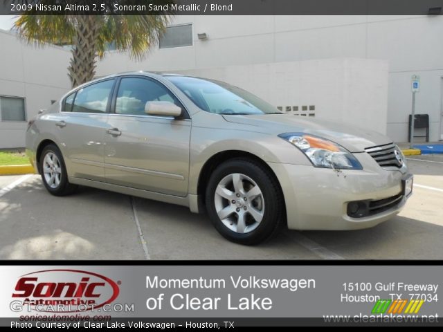 2009 Nissan Altima 2.5 in Sonoran Sand Metallic