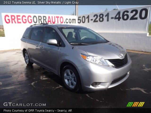 2012 Toyota Sienna LE in Silver Sky Metallic
