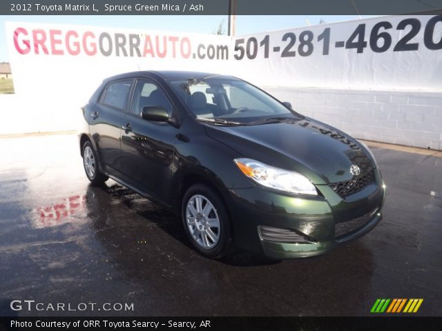 2012 Toyota Matrix L in Spruce Green Mica