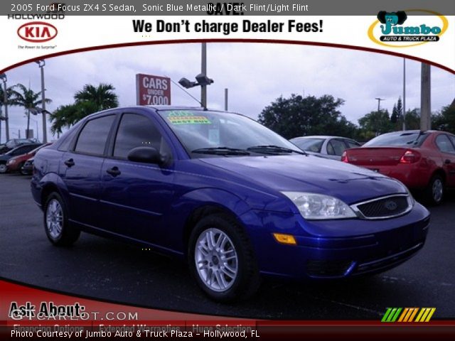 2005 Ford Focus ZX4 S Sedan in Sonic Blue Metallic