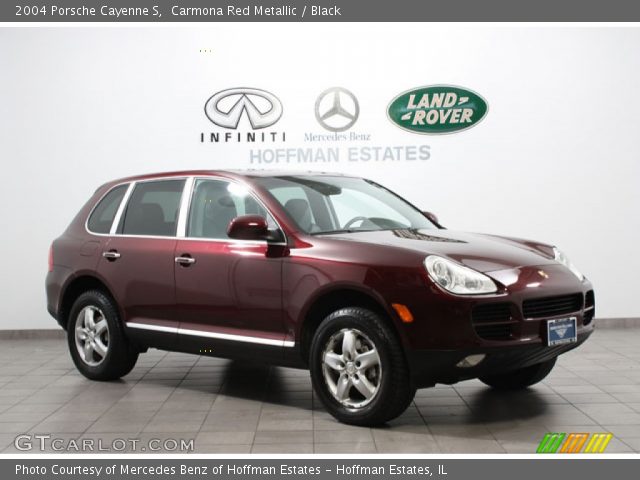 2004 Porsche Cayenne S in Carmona Red Metallic