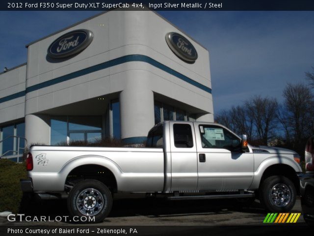 2012 Ford F350 Super Duty XLT SuperCab 4x4 in Ingot Silver Metallic