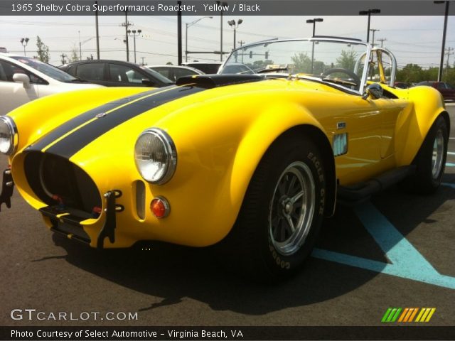 1965 Shelby Cobra Superformance Roadster in Yellow