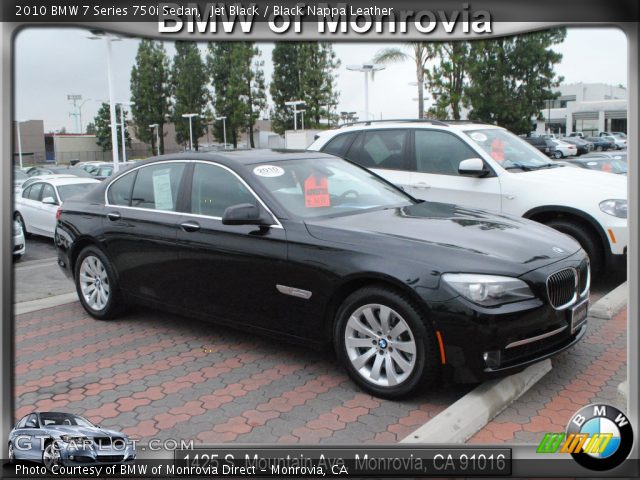 2010 BMW 7 Series 750i Sedan in Jet Black
