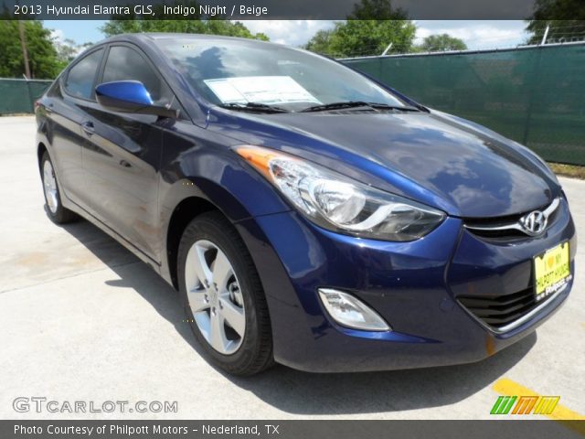 2013 Hyundai Elantra GLS in Indigo Night