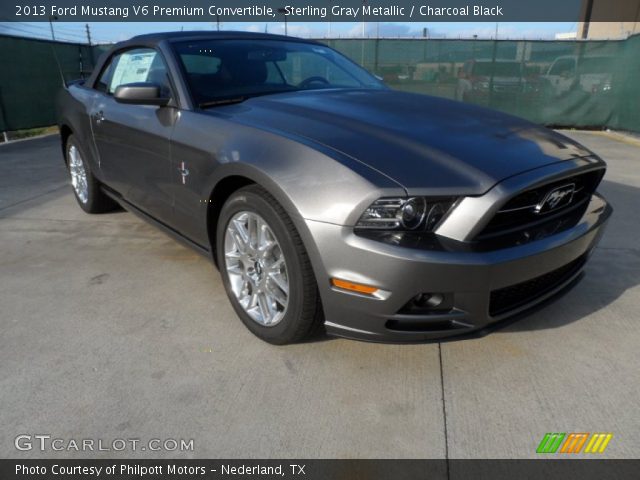 2013 Ford Mustang V6 Premium Convertible in Sterling Gray Metallic