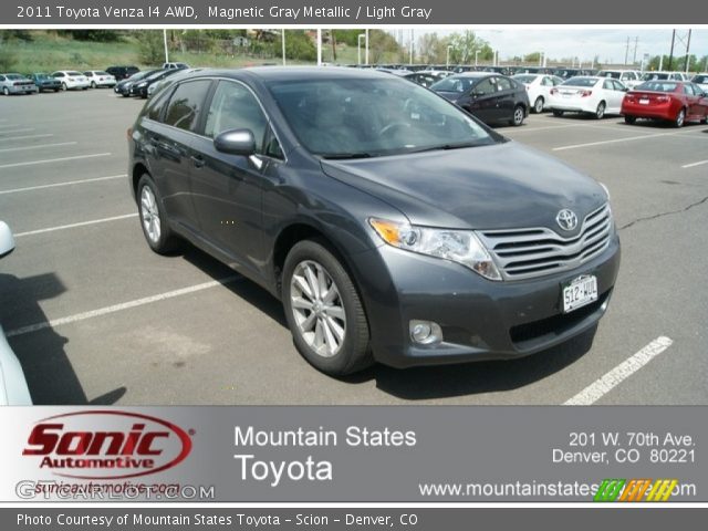 2011 Toyota Venza I4 AWD in Magnetic Gray Metallic