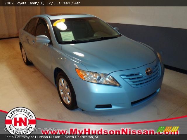 2007 Toyota Camry LE in Sky Blue Pearl