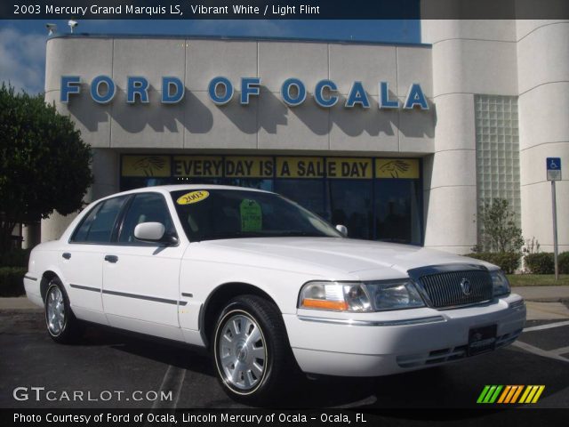 2003 Mercury Grand Marquis LS in Vibrant White
