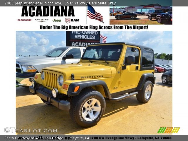 2005 Jeep Wrangler Rubicon 4x4 in Solar Yellow
