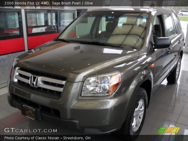2006 Honda Pilot LX 4WD in Sage Brush Pearl