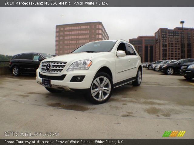 2010 Mercedes-Benz ML 350 4Matic in Arctic White