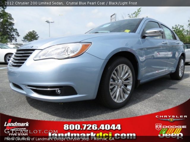 2012 Chrysler 200 Limited Sedan in Crystal Blue Pearl Coat