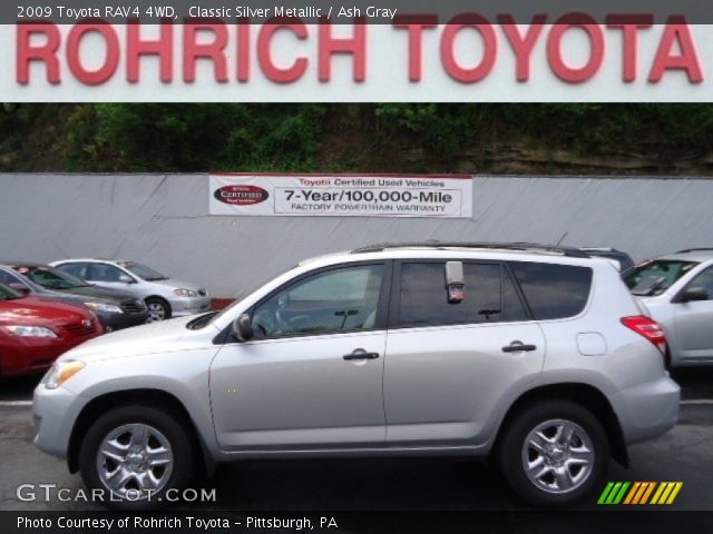 2009 Toyota RAV4 4WD in Classic Silver Metallic